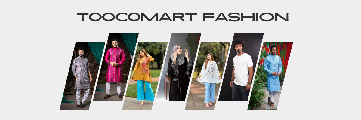 Modern Fashion Clothing Online Shop Showroom Facebook Cover (728 x 90 px) (1200 x 400 px)